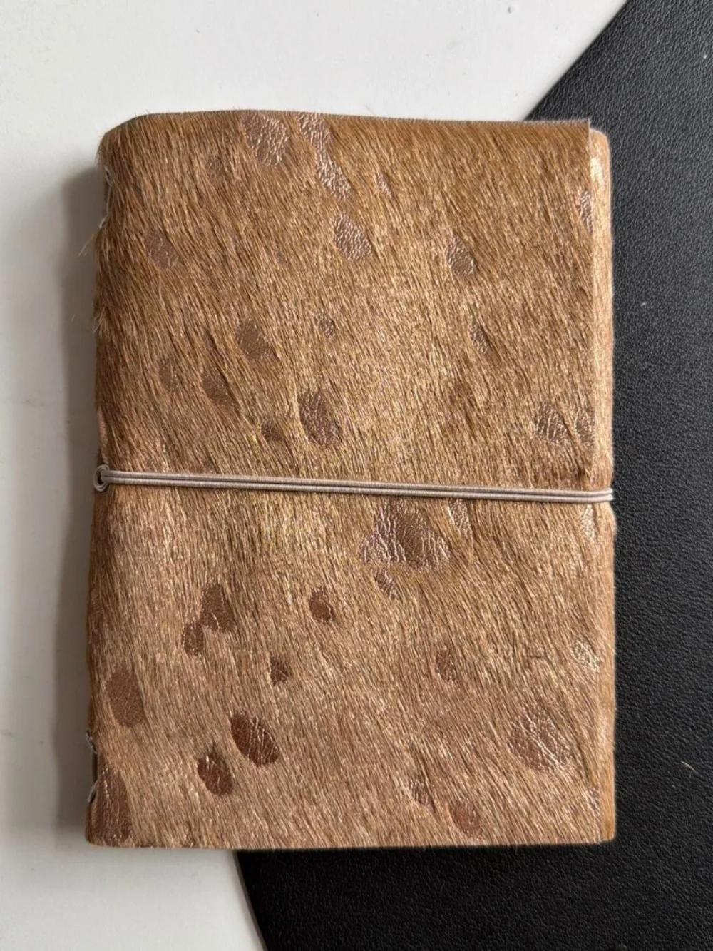 Brown Pony Hair Cowhide Journal